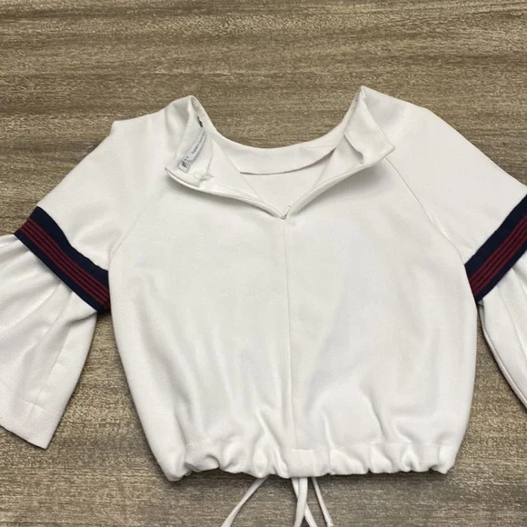 Zara Trafaluc collection crop top with shoe strings to make it tighter - Picture 8 of 13